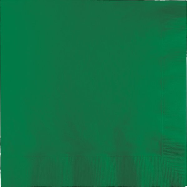 Touch Of Color Emerald Green Napkins 3 ply, 6.5", 500PK 58112B